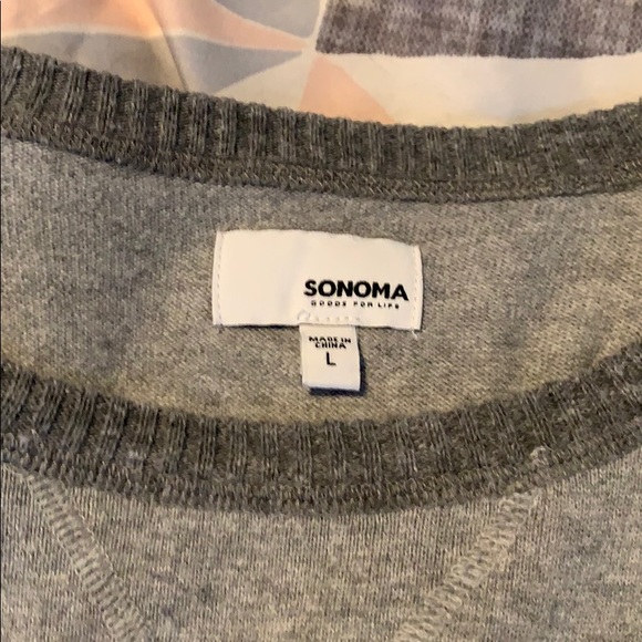 Sonoma Grey Raglan Sweater - Picture 2 of 2